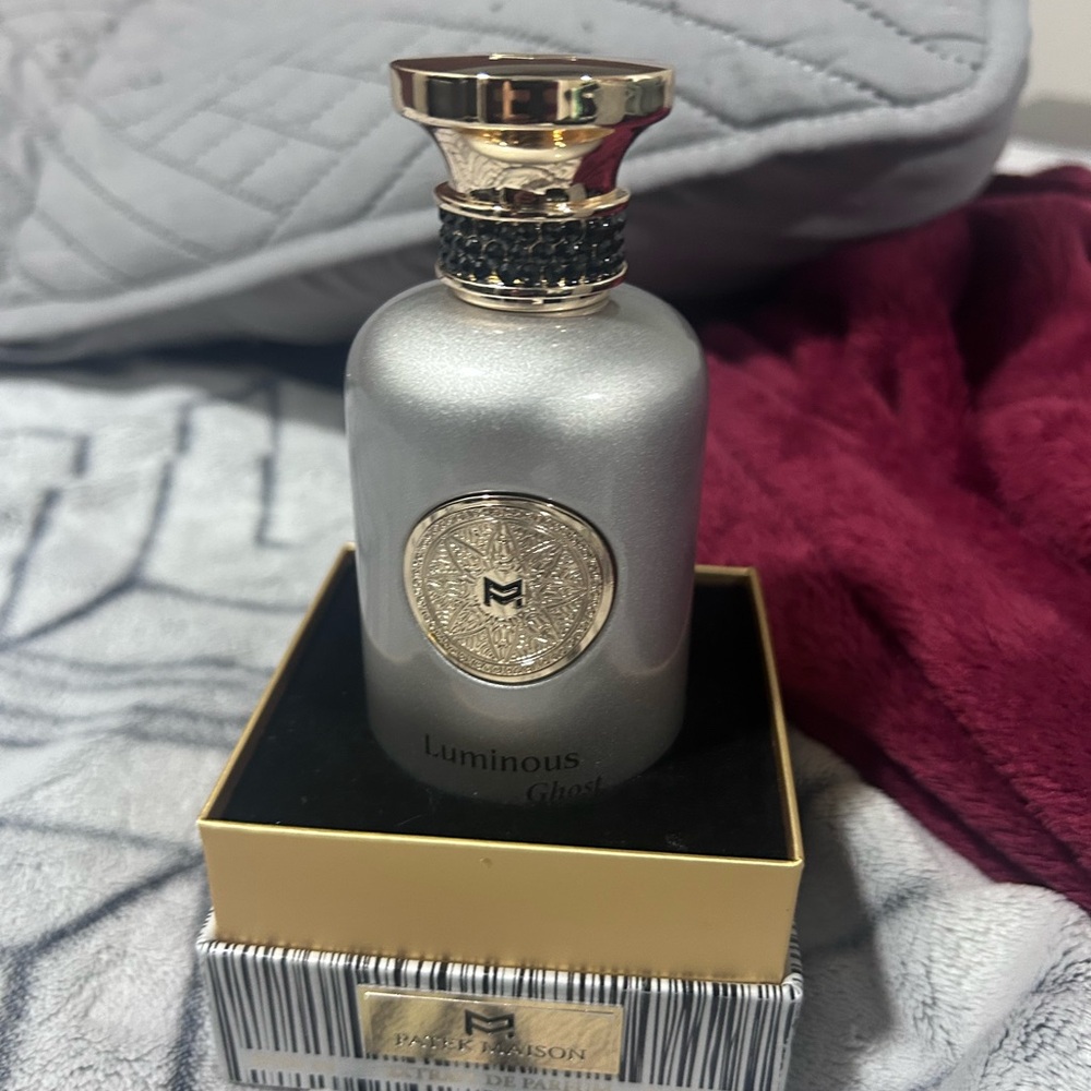 Mason Luminous Ghost Silver and Gold Bottle